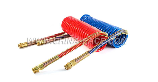 Air Brake Suzi Coil 1/2" OD Long Tail, Suzi coil Air brake hose